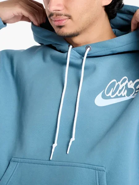 Kratke hlače kargo Nike s printom od flisa bijela