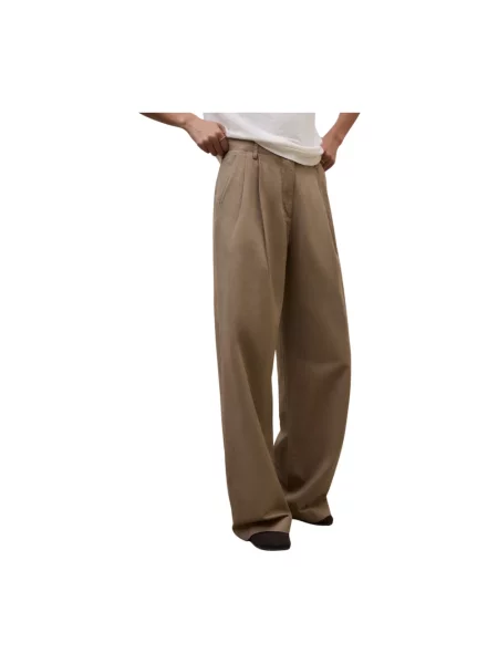 Spodnie Ecoalf beżowe