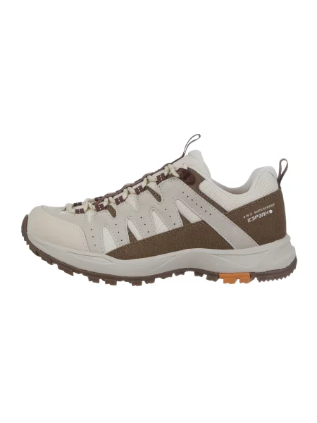 ICEPEAK Pantofi Aura kitt / bej deschis / ciocolatiu alb