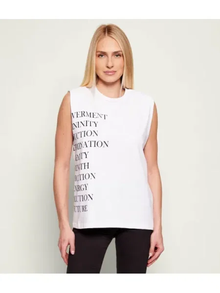 Top Elisabetta Franchi alb