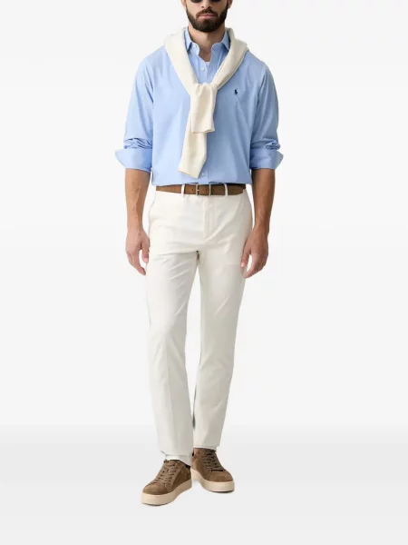 Μακρύς πουκάμισο Polo Ralph Lauren με κέντημα μπλε