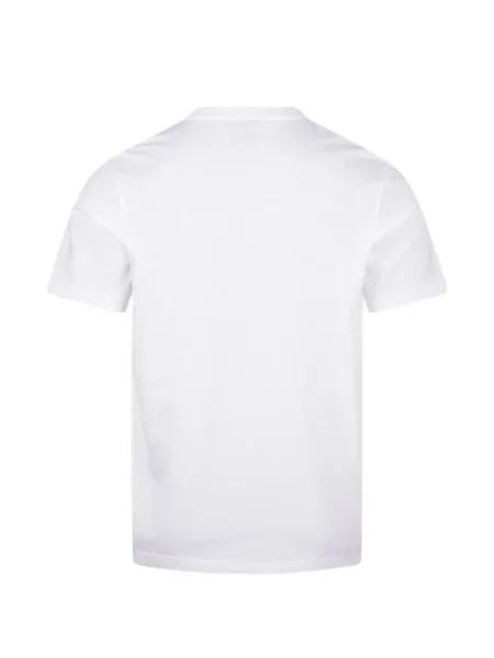 Tricou Mps cu model zebră alb
