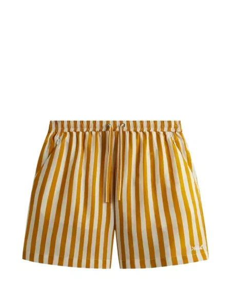 Pantaloni scurți Kith cu dungi galben