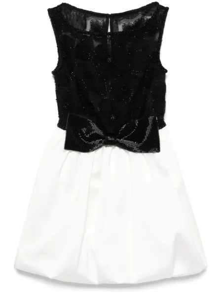 Rochie mini Self-portrait din tul negru