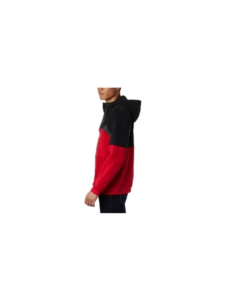 Hanorac cu glugă Columbia din fleece roșu