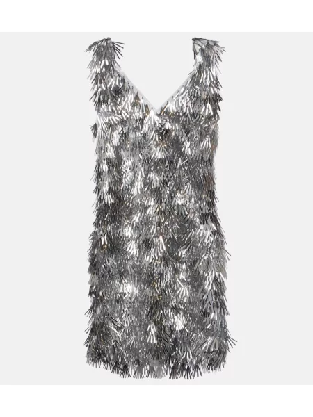 Rochie Rabanne argintiu