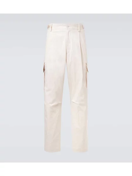 Pantaloni cargo Moncler alb