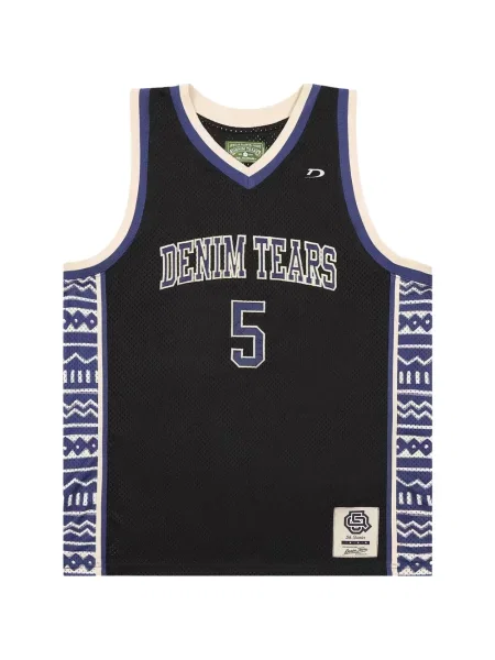 Traper košulja Denim Tears s aplikacijama crna