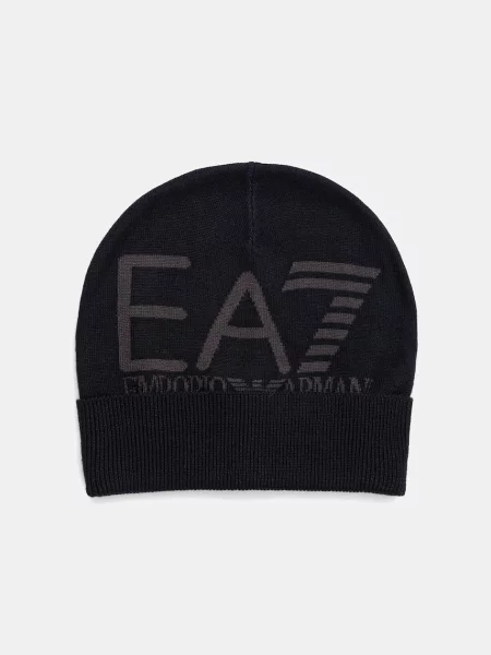 Czapka Emporio Armani Ea7 niebieska