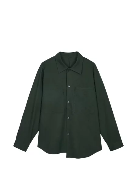 Cămașă Croquis asimetrică verde