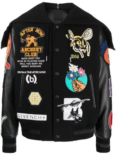 Geacă Givenchy cu glugă negru