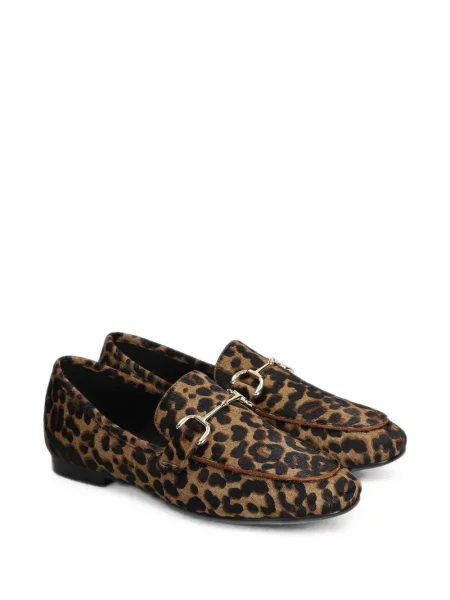 Pantofi loafer Bibi Lou cu imagine cu model leopard maro