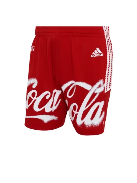 ADIDAS ORIGINALS Hlače Coca Cola rdeča bela