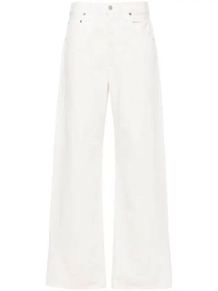 Jeansy Citizens Of Humanity z wysoką talią białe