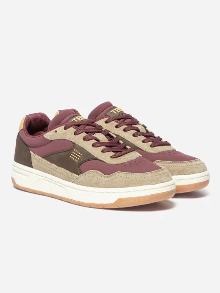 Trampki TBS Bordeaux czerwone