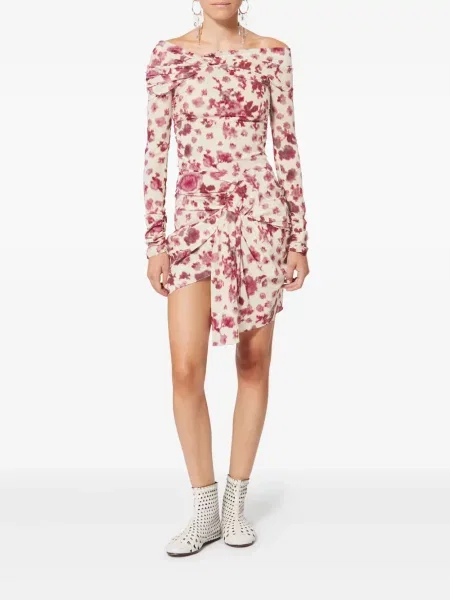 Top Isabel Marant de mătase cu model floral