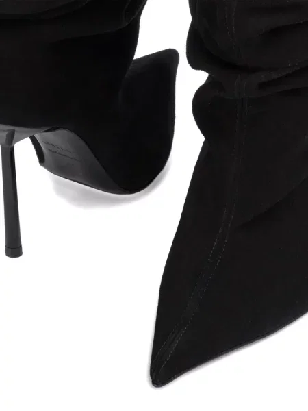 Botine Le Silla din piele de căprioară negru