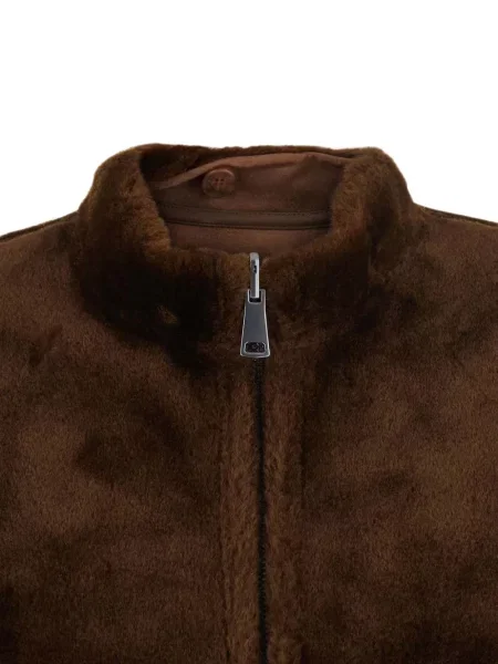 Reversibil palton Urbancode cu franjuri maro