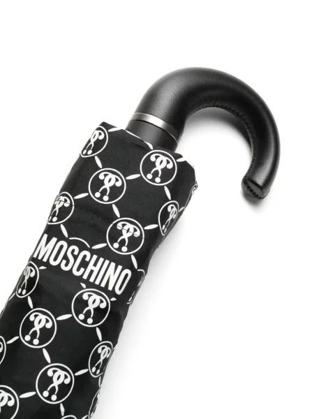 Raštuotas skėtis Moschino juoda