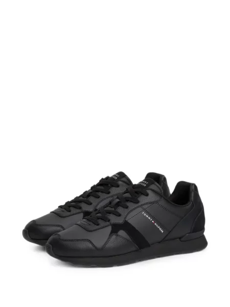 Sneakerși Tommy Hilfiger cu imagine negru