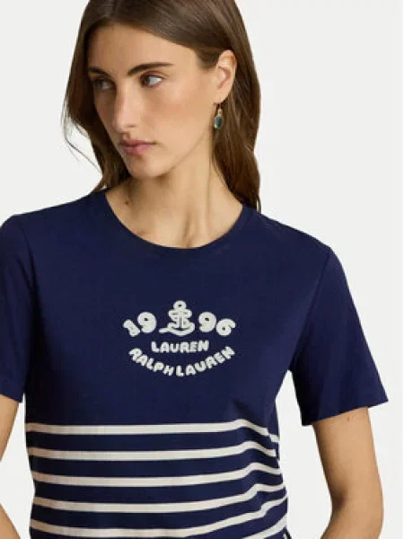 LAUREN RALPH LAUREN Póló sötétkék