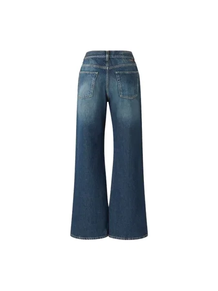 PINKO Jeansy Kobieta Wanda Wide Leg niebieski