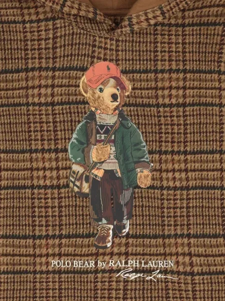Dětské polotričko Polo Ralph Lauren hnědé