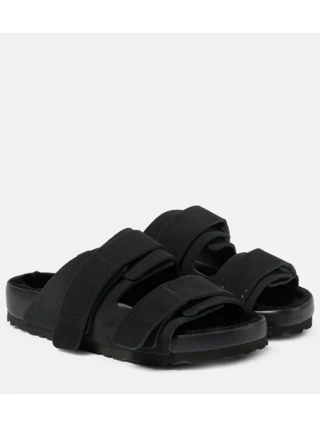 Sandale Birkenstock 1774 din piele de căprioară gri