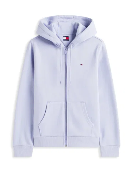 Tommy Jeans Hanorac deschis albastru