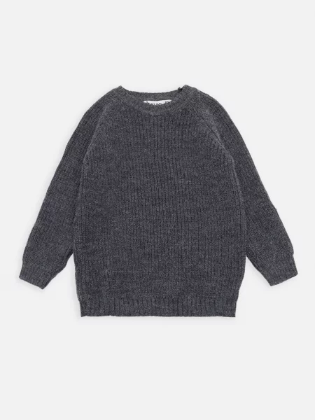 Дитячий Джемпер YUKI темно-сірий бавовна/поліестер сірий