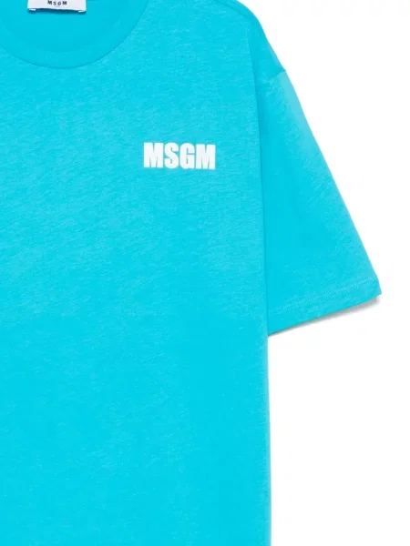 Koszulka dziecięca Msgm niebieska