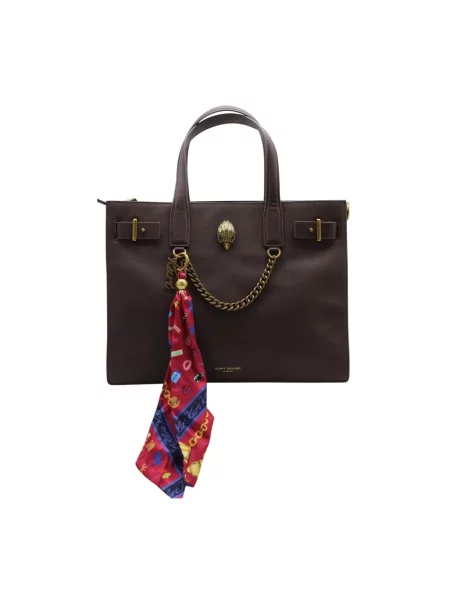 Kurt Geiger London torebka tote skórzana SLOANE brązowa