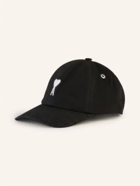 Ami Paris Czapka Ami De Coeur schwarz biała