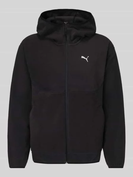 Bluza rozpinana o kroju regular fit z kapturem Puma Performance czarna