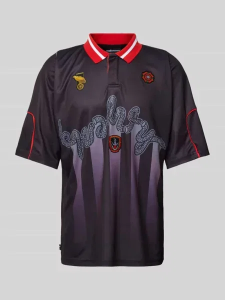 Koszulka polo z rękawem o dł. The Hundreds czarna