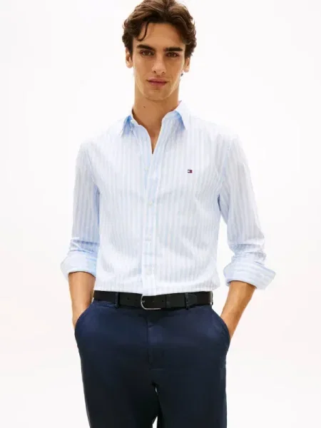 Cămașă Tommy Hilfiger albastru