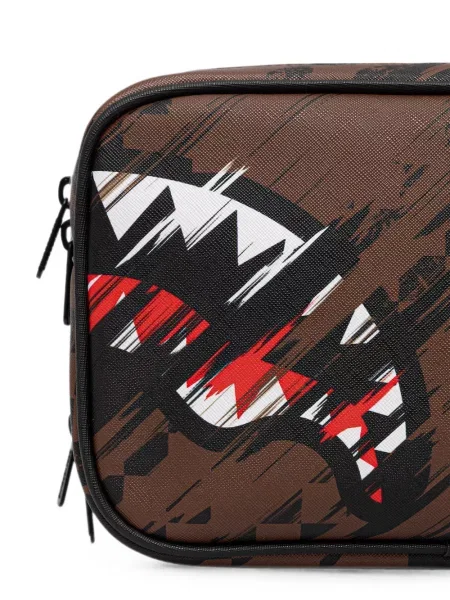 Geantă Sprayground cu imagine maro