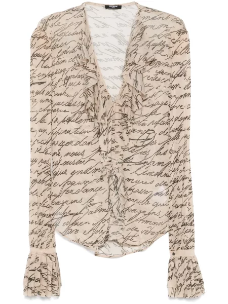 Bluză Balmain cu imagine