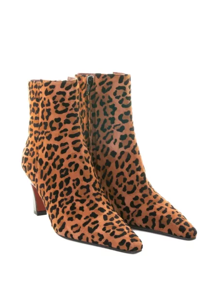 Cizme scurte Roberto Festa cu model leopard maro