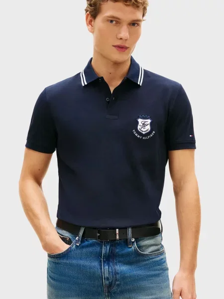 Поло Tommy Hilfiger синє