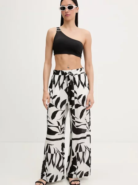 Max Mara Beachwear plážové nohavice dámske VOTO čierna
