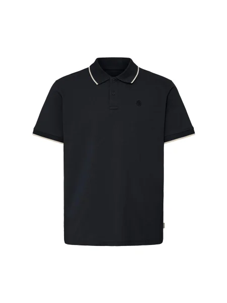BLEND Tricou BHEdin negru / murdar alb