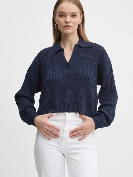Pulover Hollister Co. mornarsko modra