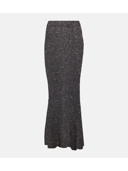 Maksi spódnica maxi Balenciaga czarna