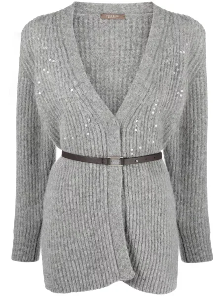 Cardigan Peserico cu paiete gri