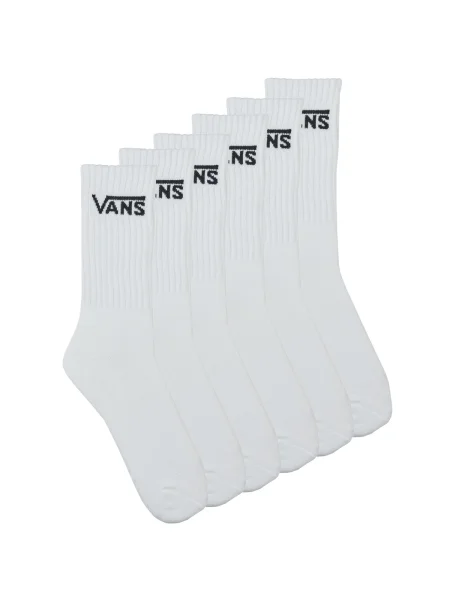 Ponožky Vans Classic Crew 3 pary white biela