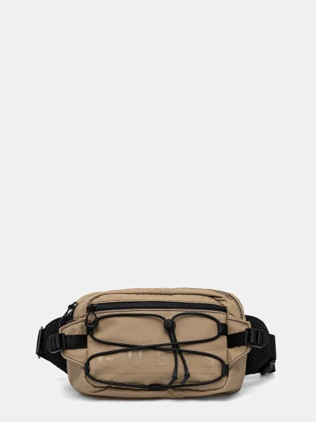 Torbica za okoli pasu Guess SONDRIO bež