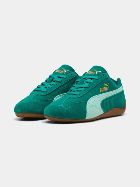 Детские кроссовки Puma зеленые