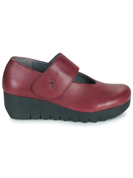 Pantofi Fly London bordo