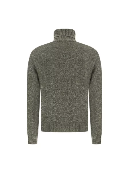Sweter z golfem Panicale do golfa brązowy